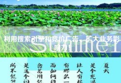 利用搜索引擎和竞价广告，扩大业务影响力！