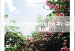 如何用AI工具提升你的创作水平？5款热门AI工具分析！