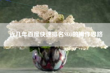 近几年百度快速排名SEO的操作思路